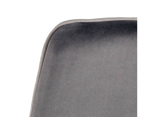 Стул полубарный Dave серый с жаккардом, с поворотным механизмом в Набережных Челнах