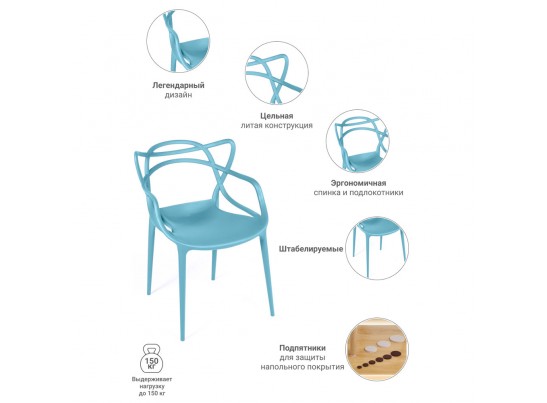 Стул Masters бирюзовый в Набережных Челнах