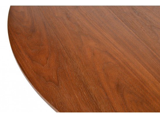 Стол Liverpool диам.110см, орех с золотистыми ножками в Набережных Челнах