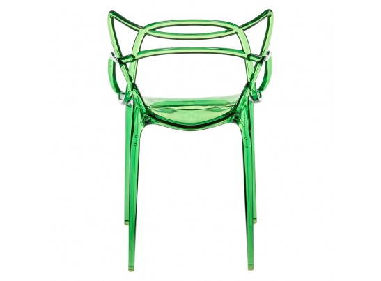 Комплект из 2-х стульев Masters прозрачный зелёный в Набережных Челнах