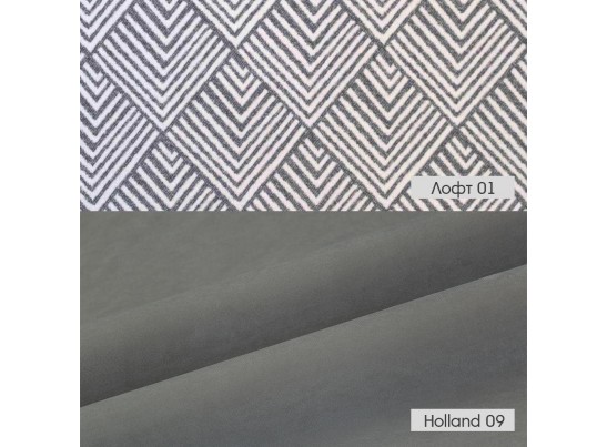 Стул полубарный Dave в комбинаторе с жаккардом, цвет под заказ, с поворотным механизмом в Набережных Челнах