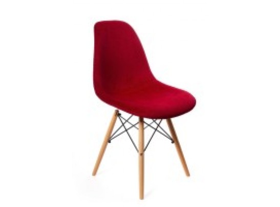 Стул Eames DSW textile красный в Набережных Челнах