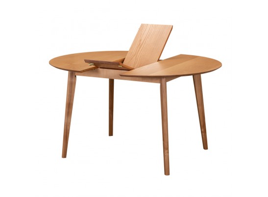 Стол Oslo круглый раскладной 110-140x110x75см, Орех миланский, орех миланский в Набережных Челнах