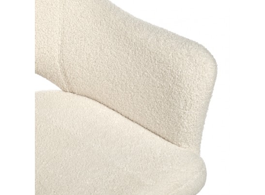 Стул Bruno белый, искусственный мех в Набережных Челнах