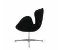 Кресло SWAN CHAIR чёрный кашемир в Набережных Челнах