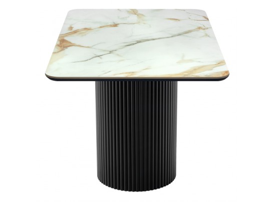 Стол Festa 140x85x77см, керамогранит Calacatte gold в Набережных Челнах