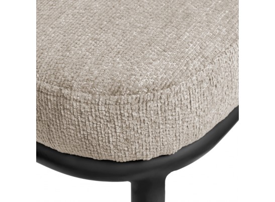 Стул Lucas 2 латте шенилл с чёрными ножками в Набережных Челнах