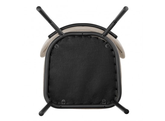 Стул Lucas 2 латте шенилл с чёрными ножками в Набережных Челнах