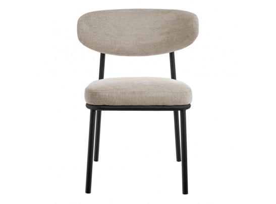 Стул Lucas 2 латте шенилл с чёрными ножками в Набережных Челнах