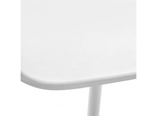 Стул полубарный Neo белый с белыми ножками в Набережных Челнах