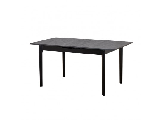 Стол Splash раскладной 125-155x85x75см, Угольный камень, чёрный в Набережных Челнах