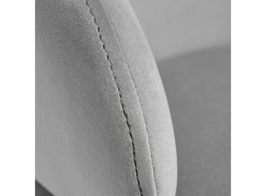 Стул-полукресло Emil серый с золотыми ножками в Набережных Челнах