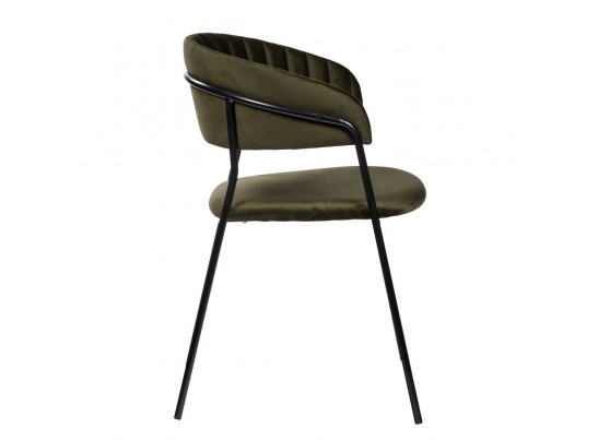 Стул Turin зеленый с чёрными ножками в Набережных Челнах