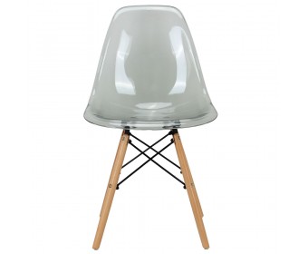 Стул Eames прозрачный серый