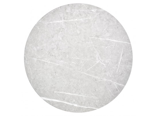 Набор кофейных столиков Tango светло-серый мрамор с чёрными ножками, 2шт в Набережных Челнах