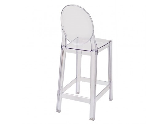 Стул полубарный Victoria Ghost прозрачный в Набережных Челнах