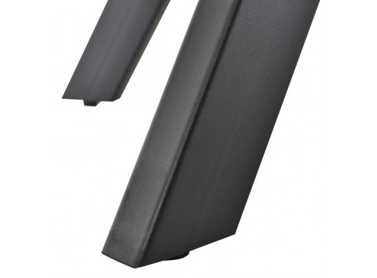 Стол Adam раскладной 140-190x90x75см, керамогранит серый мрамор, чёрный в Набережных Челнах