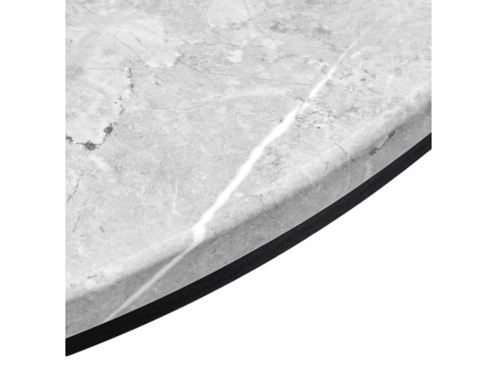 Набор кофейных столиков Tango светло-серый мрамор с чёрными ножками, 2шт в Набережных Челнах