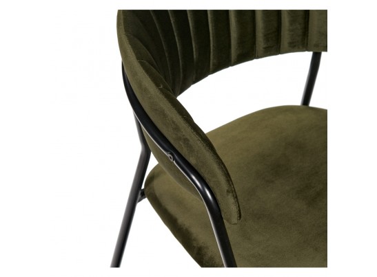 Стул Turin зеленый с чёрными ножками в Набережных Челнах