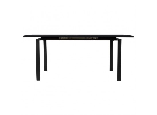 Стол Areal раскладной 140-180х80х75 чёрный мрамор с чёрными ножками в Набережных Челнах