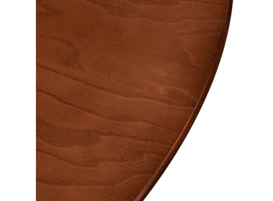 Стол Liverpool диам.110см, шпон орех с золотистыми ножками в Набережных Челнах