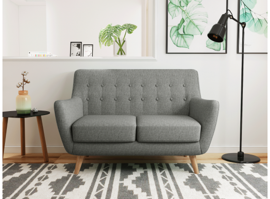 Диван Picasso двухместный серый в Набережных Челнах