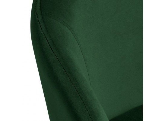 Стул-полукресло Emil зеленый с золотыми ножками в Набережных Челнах