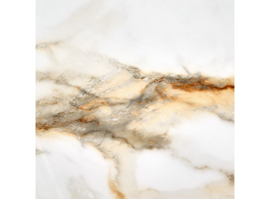 Стол Aura D110, керамогранит Calacatte gold мрамор, чёрный в Набережных Челнах