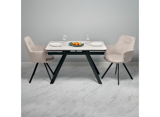 Комплект из 2-х стульев Grant латте шенилл на поворотном механизме в Набережных Челнах