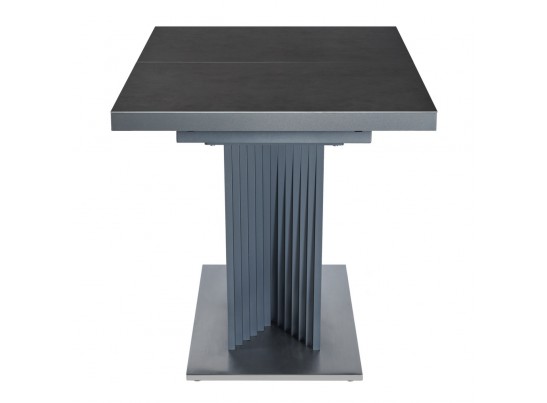 Стол раздвижной ASTRA 140-190x80х80см, керамогранит, сталь, антрацит в Набережных Челнах
