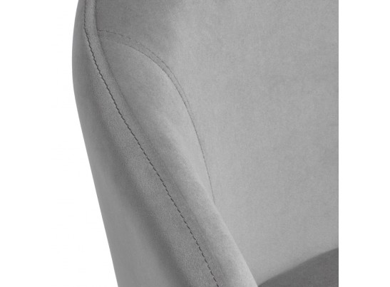 Стул-полукресло Emil серый с золотыми ножками в Набережных Челнах