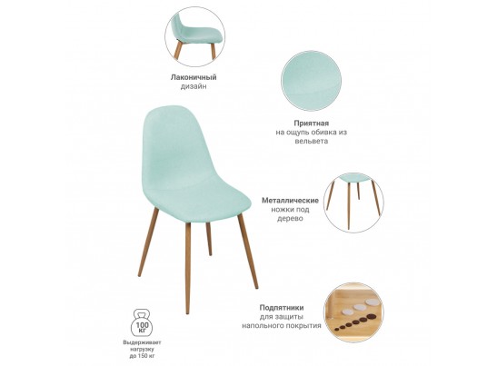 Стул Comfort бирюзовый в Набережных Челнах