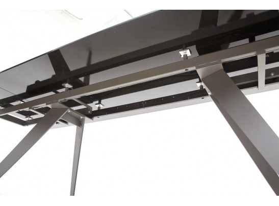 Стол ACCENT раздвижной 160-240х90х76см с матовой серо-коричневой керамической столешницей "под мрамор", итальянская керамика в Набережных Челнах