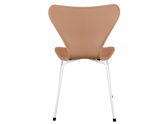 Стул Seven пудровый с белыми ножками в Набережных Челнах