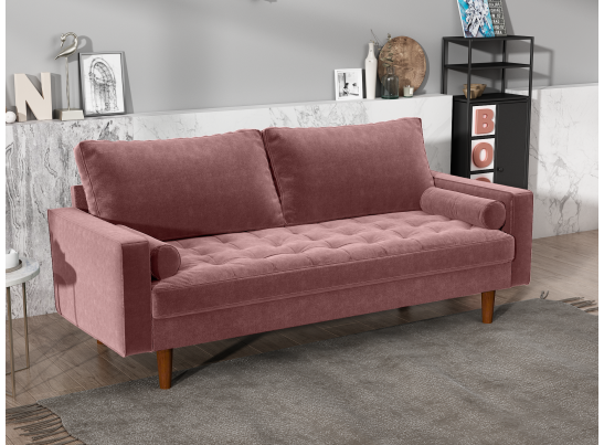 Диван Scott трехместный пыльно-розовый в Набережных Челнах Диван Scott трехместный пыльно-розовый в Набережных Челнах