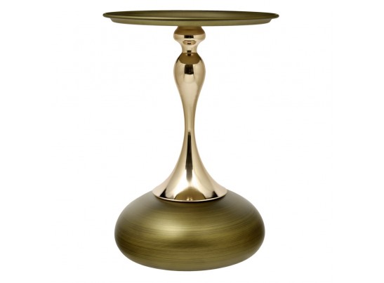 Кофейный столик Angel диам.40см x 55см, латунь, металл в Набережных Челнах