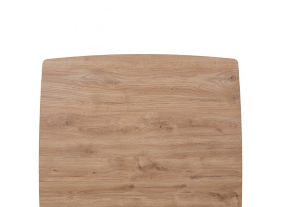 Стол Oslo 100-130 x 80см, Дуб Навара структурное, чёрный в Набережных Челнах