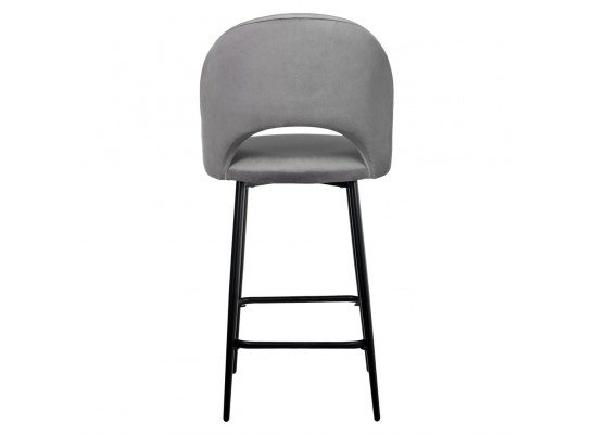 Стул полубарный Leo темно-серый в Набережных Челнах