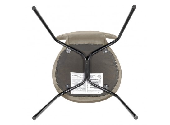 Стул Seven Style латте велюр с чёрными ножками в Набережных Челнах