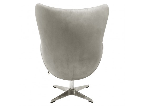 Кресло EGG STYLE CHAIR латте, искусственная замша в Набережных Челнах