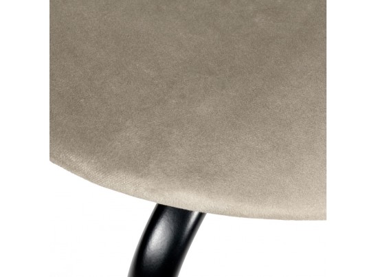 Стул Seven Style латте велюр с чёрными ножками в Набережных Челнах