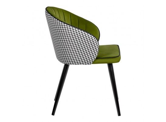 Стул Paola зеленый с жаккардом в Набережных Челнах