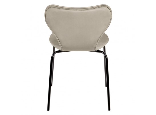 Стул Seven Style латте велюр с чёрными ножками в Набережных Челнах