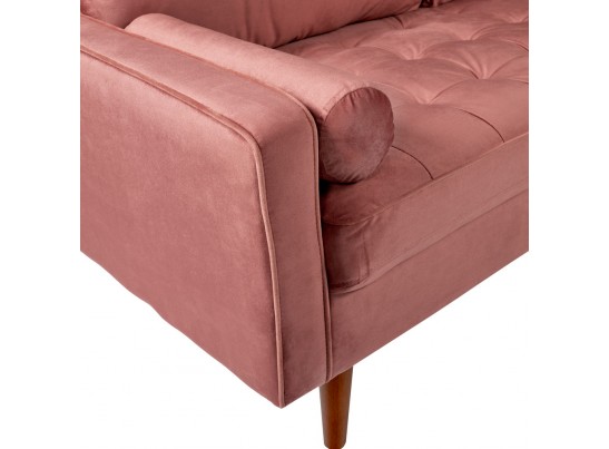 Диван Scott трехместный пыльно-розовый в Набережных Челнах
