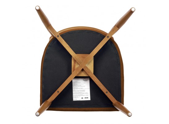 Стул Lucas 3 терракотовый букле с ножками цвета орех в Набережных Челнах