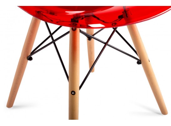 Стул Eames прозрачный красный в Набережных Челнах