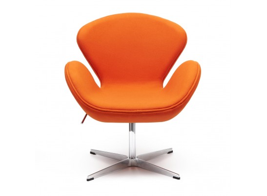 Кресло SWAN CHAIR оранжевый, кашемир в Набережных Челнах Кресло SWAN CHAIR оранжевый, кашемир в Набережных Челнах