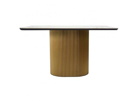 Стол Festa 140x85x77см, керамогранит Calacatte gold мрамор в Набережных Челнах