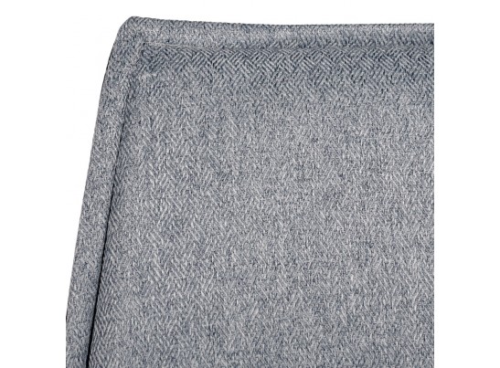 Стул Soft серо-голубой с чёрным, рогожка в Набережных Челнах