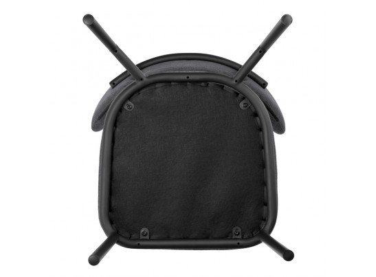 Стул Lucas 2 серый шенилл с чёрными ножками в Набережных Челнах